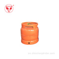 Portable mini empty  6kg 14.4l  lpg gas cylinders factory production to  nigeria